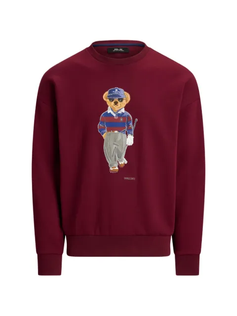 RLX Ralph Lauren Polo Bear print hoodie Red 785B19893