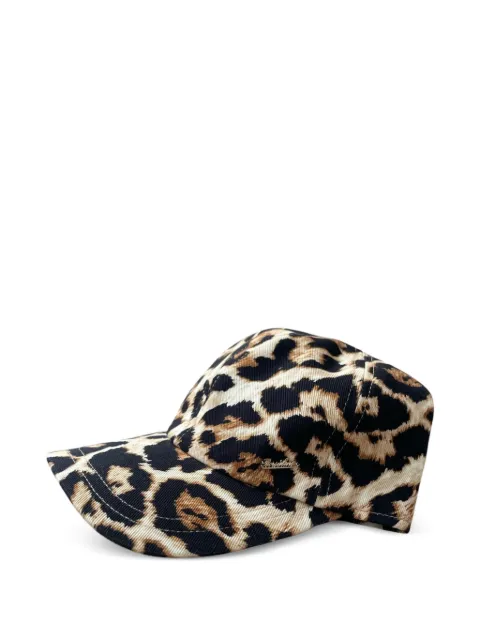 Borsalino leopard print hat Neutrals B95174VMBB0088