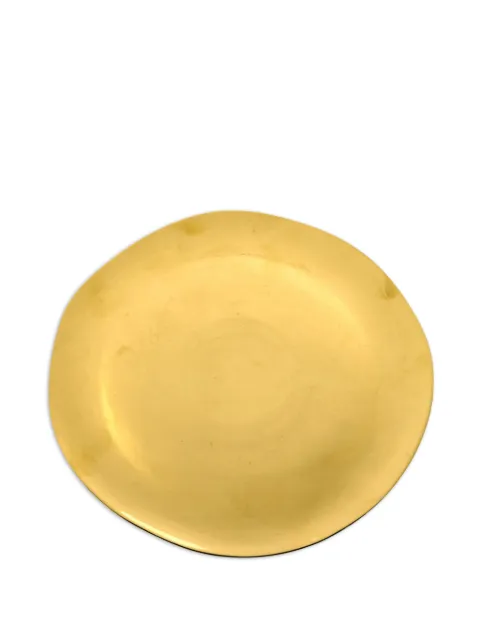 Bitossi Home porcelain dinner plate Gold FTB00803