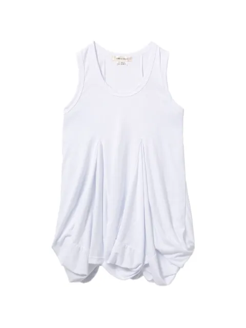 Comme Des Garçons puffball-hem vest White GQT008