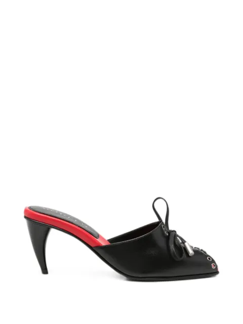 Alexander McQueen lace-up open-toe sandals Black 874558WHAFT