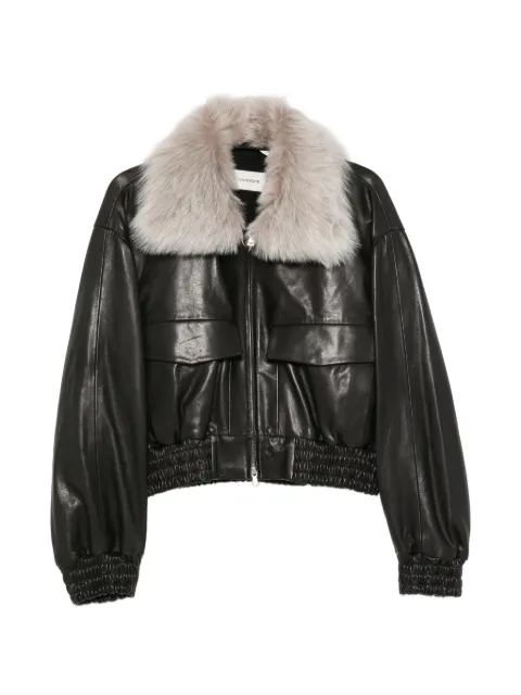 Nour Hammour Ellery leather jacket Black F26JK65