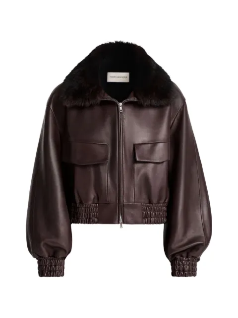 Nour Hammour Ellery aviator bomber Brown F26JK65