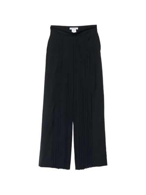 Max Mara Tiglio pleated palazzo pants Blue 2621136161600