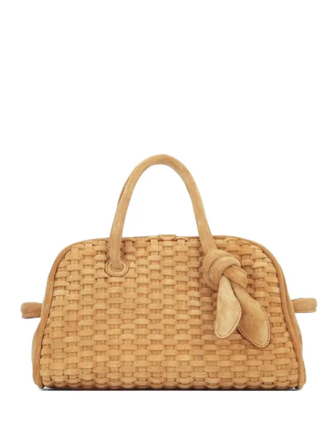 Jacquemus woven knot detail tote bag Neutrals BAW00416CC23A02