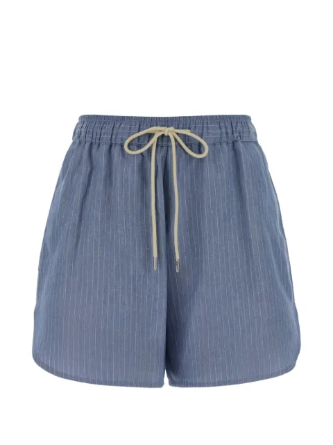 Jacob Cohën elastic-waist striped shorts Blue JDMN0019002T899ARW