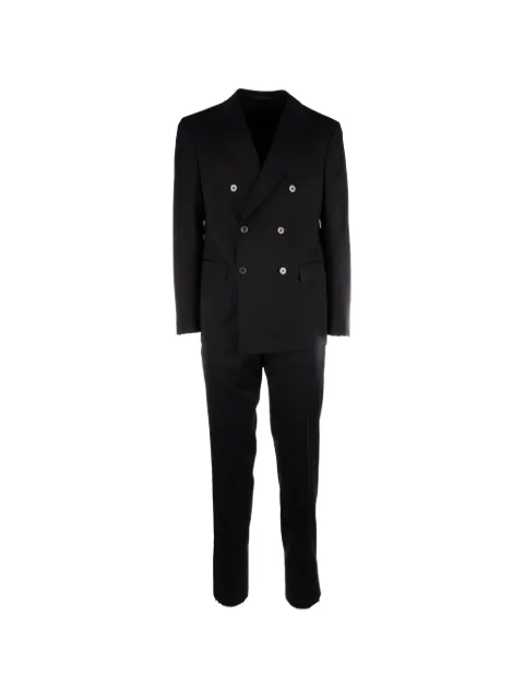 COLAMARINO double-breasted suit Blue ROMAJK0003