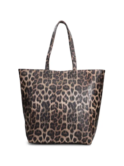 Marc Ellis Ingrid leopard-print tote bag Neutrals INGRIDLEO