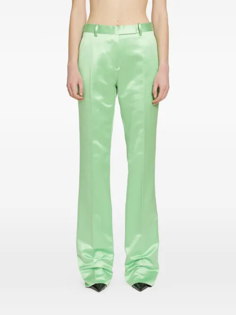 TOM FORD Duchesse tailored trousers Green PAW676FAX1602