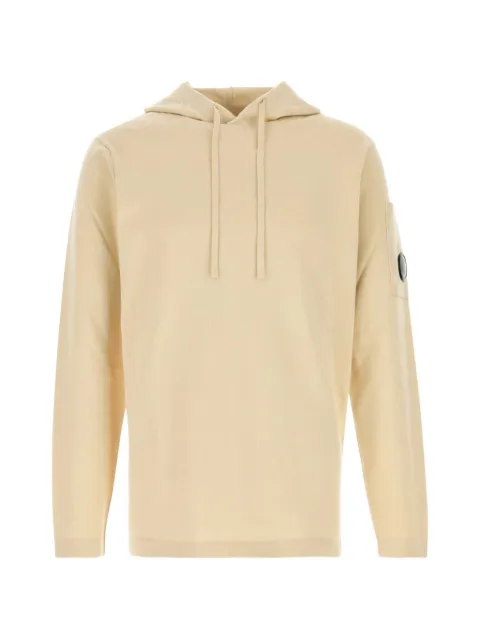 C.P. Company hooded knit sweatshirt Neutrals 20CMKN100A110560A114