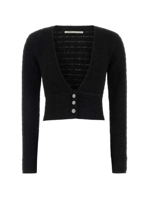 Alessandra Rich buttoned cardigan Black FABX4355K4722