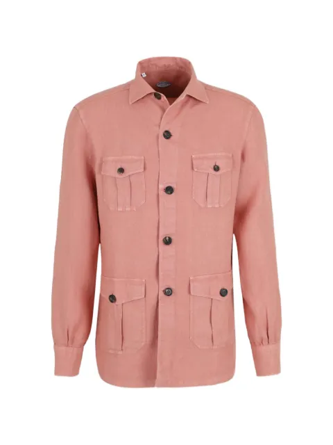 Vincenzo Di Ruggiero four-pocket shirt jacket Pink 3581EYZAYCPHIL