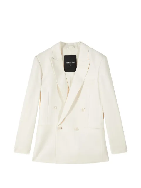 Patrizia Pepe double-breasted blazer White 2S1560A735W417