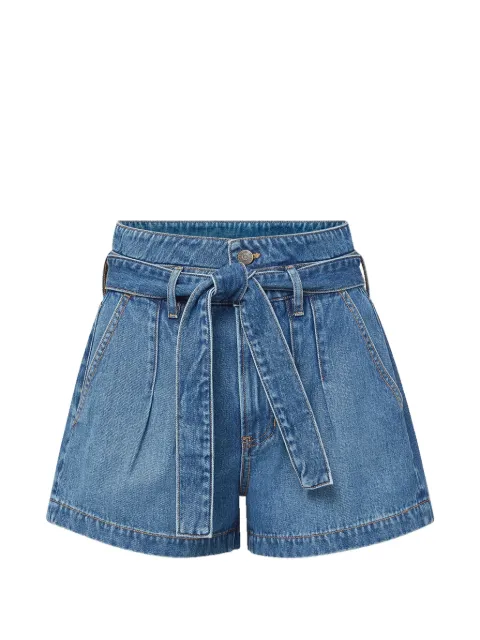 Veronica Beard Jaylen belted shorts Blue J2603D160928SY