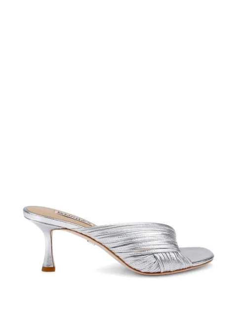 Badgley Mischka Winta knotted sandals Silver WINTA