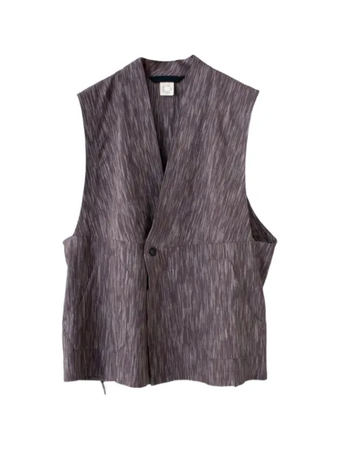 Jan Jan Van Essche pocket button vest Brown GILET15SS26OLDLAVENDER