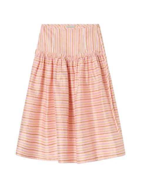 Lee Mathews striped skirt Pink M2601SK304