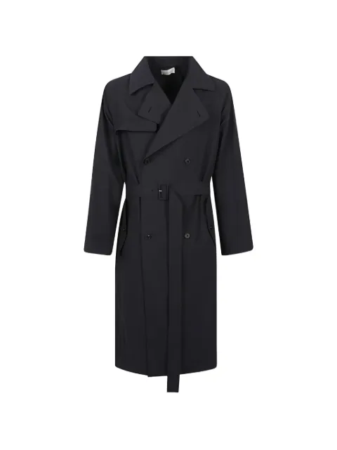The Row Rainard double-breasted belted trench coat Blue 894W2517