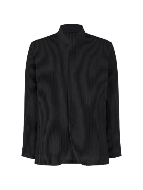 Homme Plissé Issey Miyake pleated jacket Black HP66FD18015