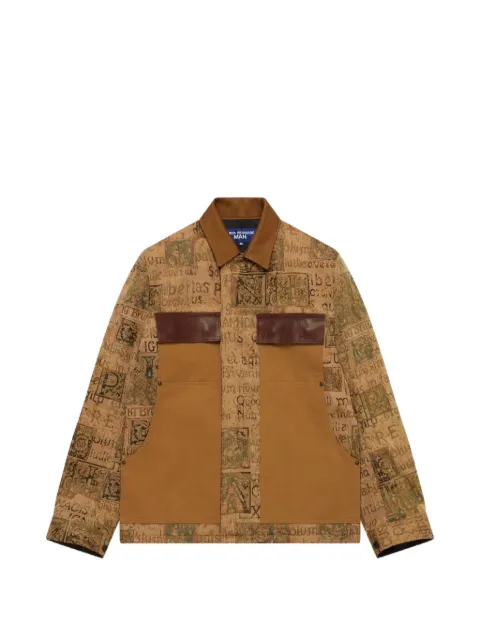 Junya Watanabe MAN panelled print jacket Neutrals WQJ041