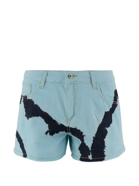 DON'T @ ME tie-dye denim shorts Blue DAM26TU4BLUE
