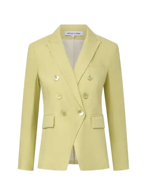 Veronica Beard Miller double-breasted blazer Green 2604LN331492
