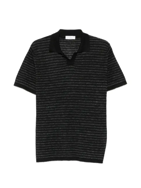 Roberto Collina striped knit T-shirt Black 261MYA21024