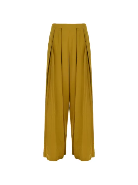 Danamé pleated palazzo pants Green 326SS3808S