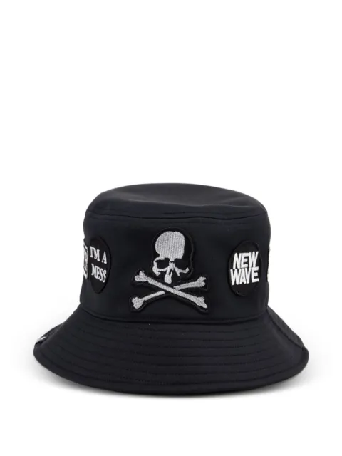 Mastermind Japan patched bucket hat Black MJ26EE1HA001605