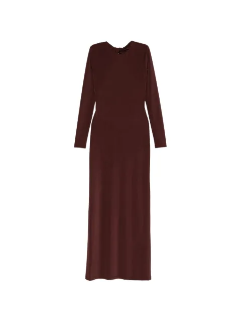 Raquel Diniz Carolyne open-back dress Brown 5L03171MUV000100000870