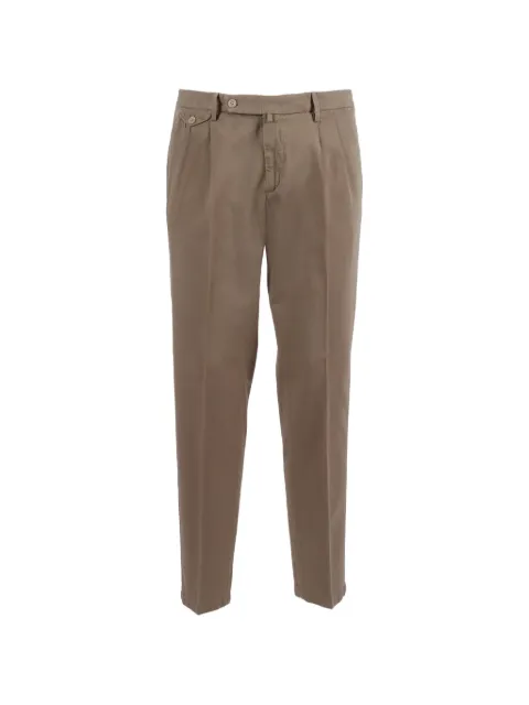 Briglia 1949 pleated-front tapered trousers Neutrals BG02D300017