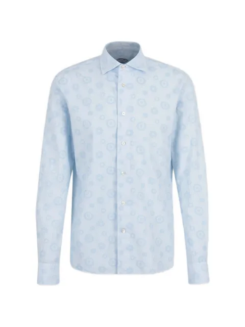 Vincenzo Di Ruggiero floral-print shirt Blue 3K71EYZ4WYPALISPORT150PE431