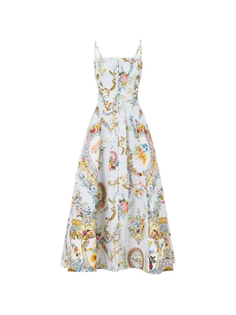 Camilla Seville Sweetheart flared dress Blue 00040460