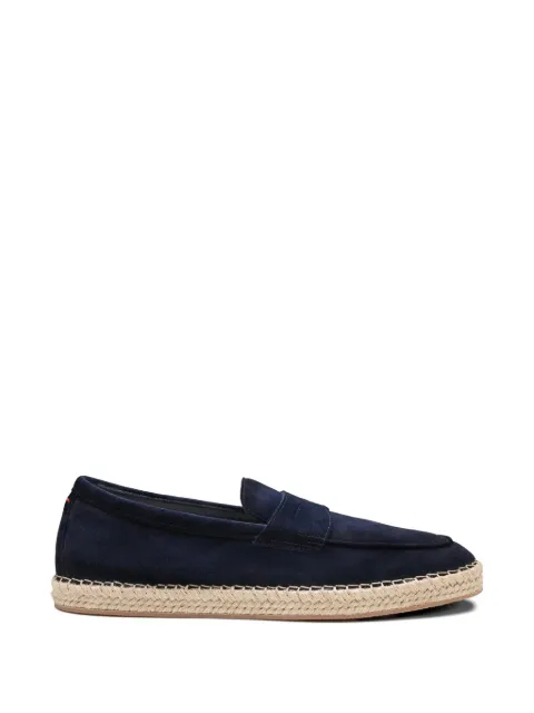 Santoni suede espadrilles Blue MBCD22193PBTTSE2