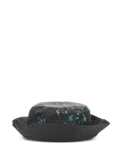 Moschino logo-print bucket hat Black A92208267