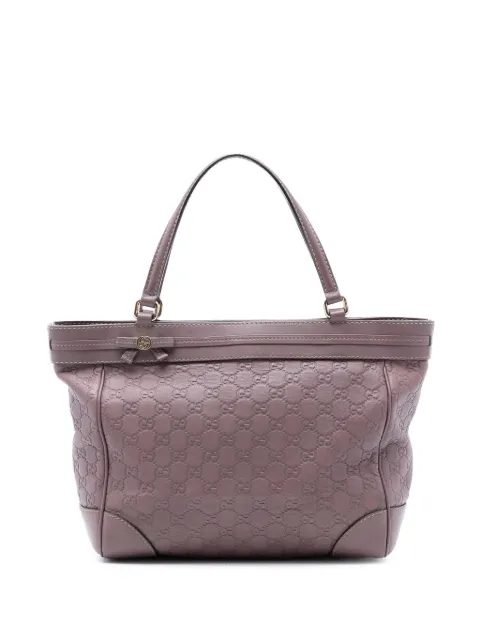 Gucci Pre-Owned 2016-2025 Guccissima Mayfair tote bag Purple JIOJD1D4NMIBQXXZ