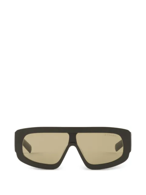 Prada Eyewear sunglasses with triangle logo Green SPRD10C024E26J