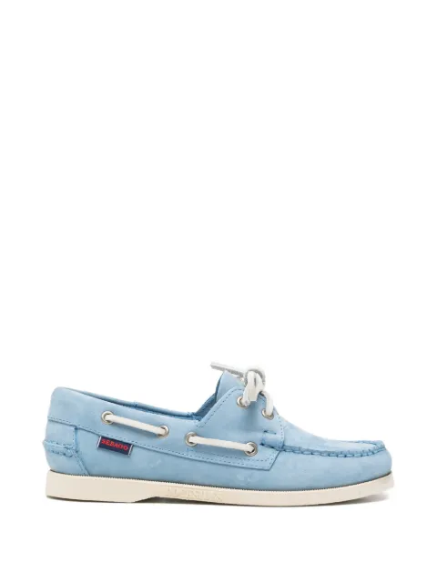 Sebago Docksides Portland leather boat shoes Blue 74121SW