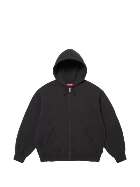 Supreme cut-out zip-up hoodie Black SU27264
