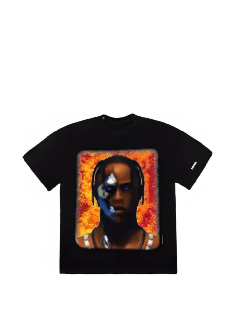 Travis Scott x Fortnite T-3500 Portrait T-shirt Black TSUC56