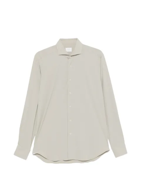 Xacus spread-collar long-sleeve shirt Neutrals 21641ACT520ML