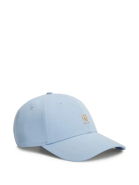 Tommy Hilfiger monogram-plaque baseball cap Blue AW0AW17631