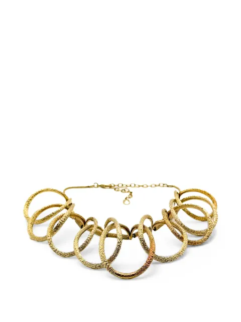 Christian Dior Pre-Owned 1990s loop collar necklace Gold CDLOOPCOLLAR
