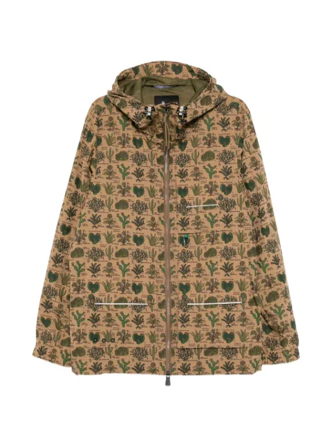 Moncler Grenoble logo-patched graphic-print jacket Brown L10971A00017599ED