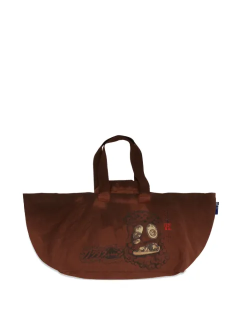 Travis Scott x Takashi Murakami Melted Utopia Dream tote bag Brown CPFM46