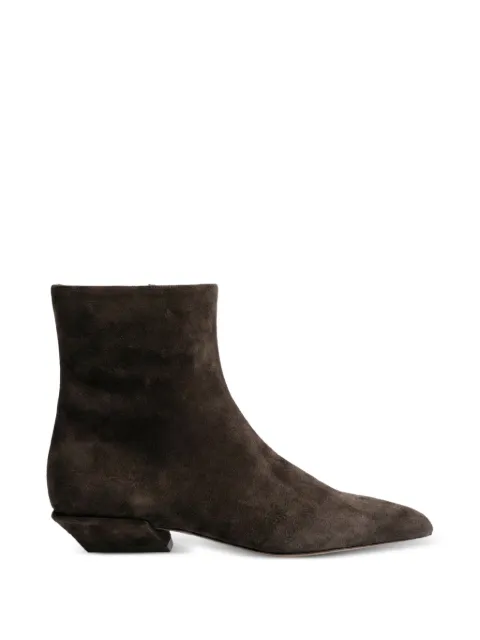 Paris Texas Bettina suede ankle boots Brown PX1561XV003