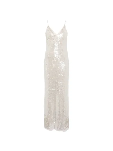 Forte Forte sequin-embellished maxi dress Neutrals 14893MYDRESS