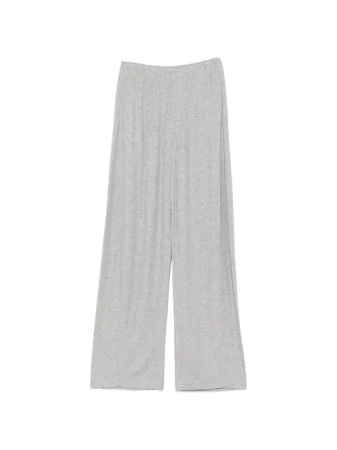 Nanushka Zoela ribbed barrel-leg trousers Grey NW26SSPA32894