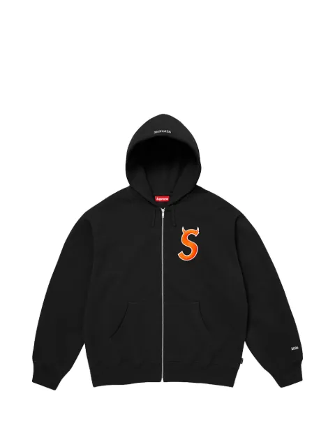 Supreme Devil S zip hoodie Black SU27314