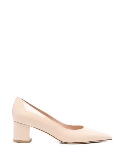 Stuart Weitzman Power block pumps Neutrals SJ962PAT